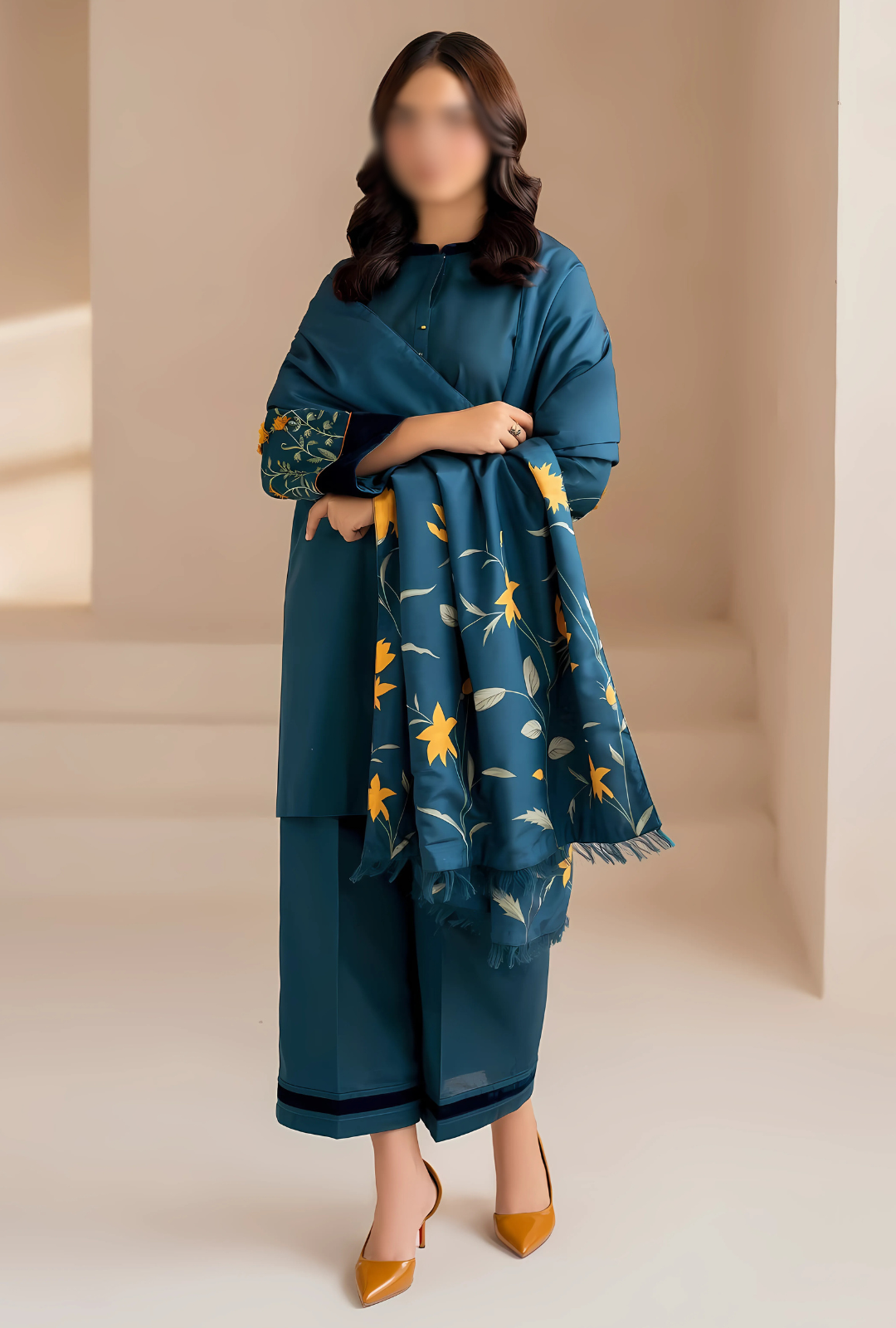 Dhanak 3-Piece Wedding Winter Collection-aw