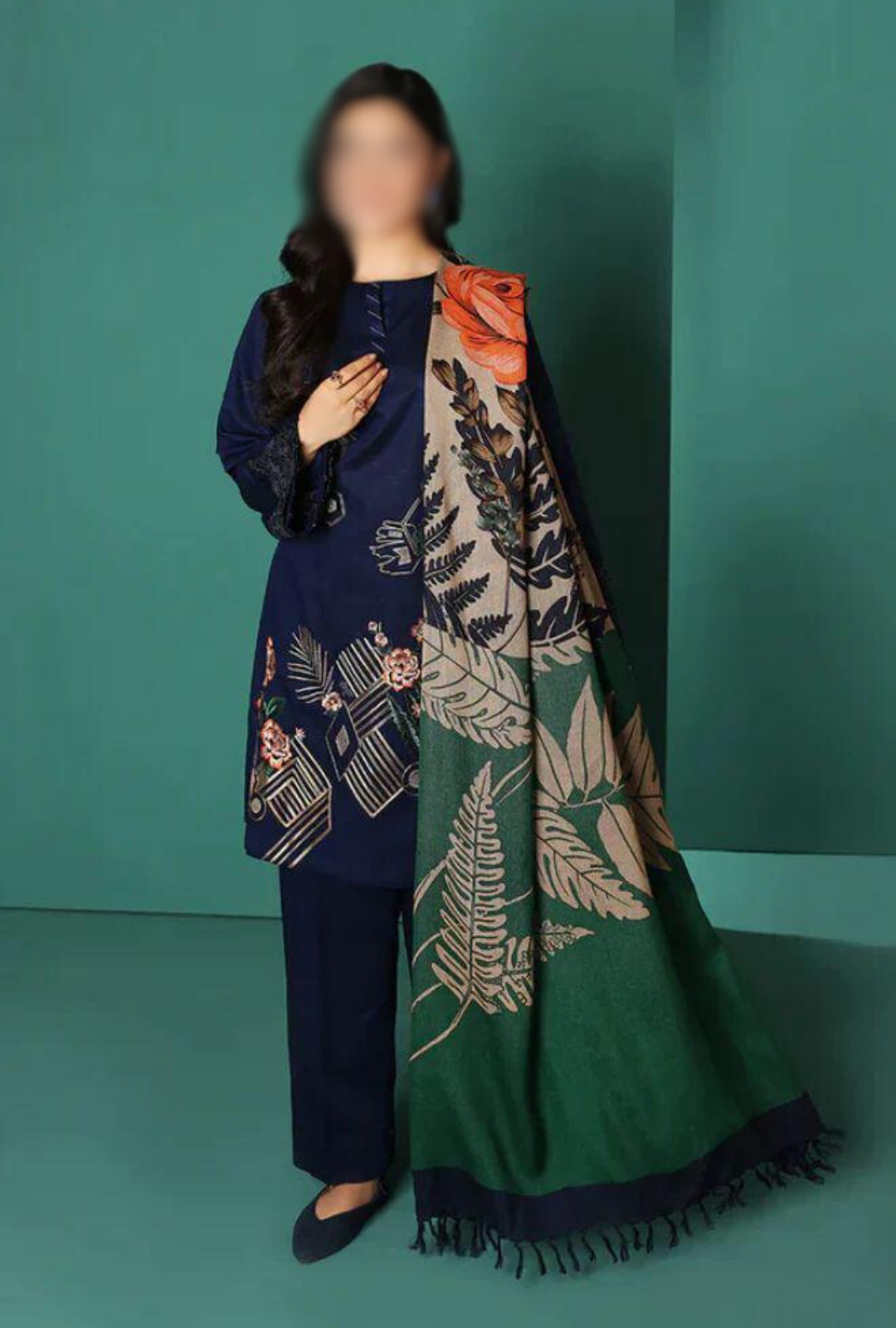 Nishat 3-Piece Wedding Winter Collection-aw