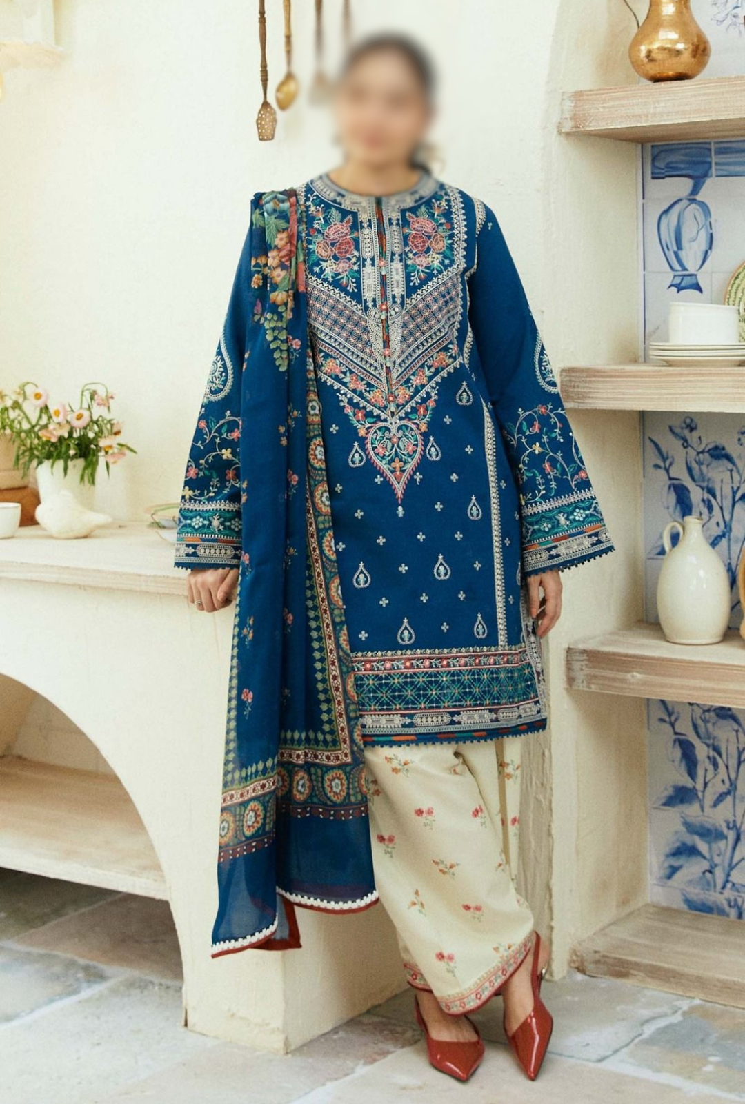 Dahnak by Zara Shahjahan – Winter Collection 3PC Suit - aw