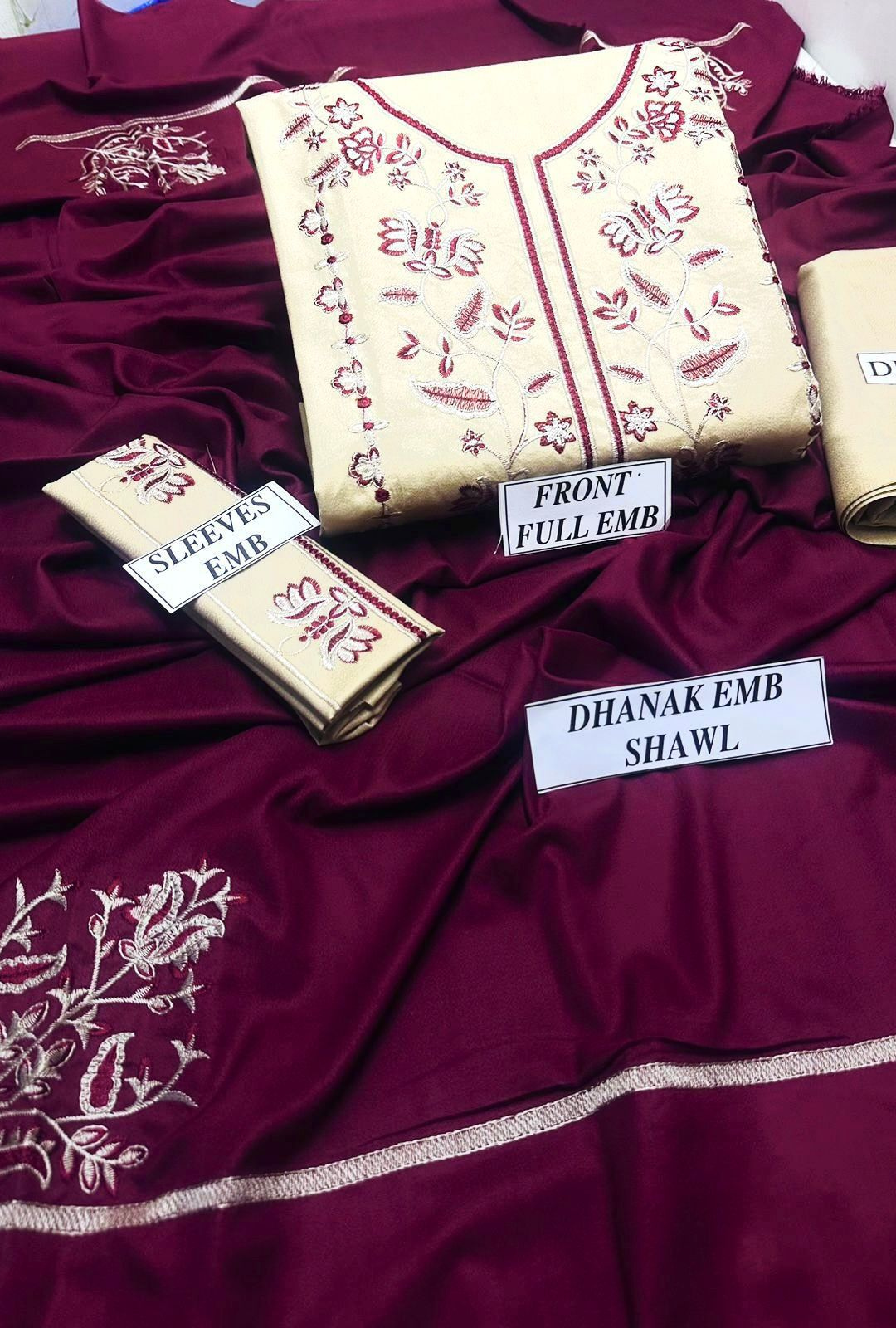 Dhanak 3-Piece Wedding Winter Collection-aw